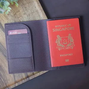 पुरुषों और महिलाओं के लिए पारिवारिक कवर ट्रैवल वॉलेट पासपोर्ट धारक बैग अनुकूलित लोगो नया डिज़ाइन टैग और पासपोर्ट धारक कवर सेट