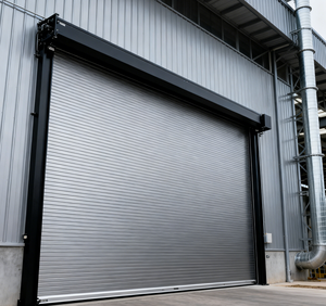 Puerta Enrollable Automática de Acero <span class=keywords><strong>Galvanizado</strong></span> con Aislamiento y Control Remoto, Resistente al Fuego, de Alta Calidad y Precio Económico JIANEE - Product Image 3