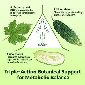 Tisane aux herbes bien-être naturelles pour l'équilibre glycémique, soutient la régulation du <span class=keywords><strong>glucose</strong></span> et l'équilibre du sucre - Product Image 2