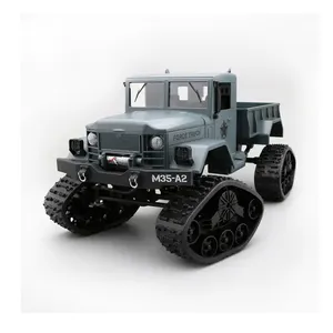 Camion tracteur WiFi 1/16 FY001B, skateboard électrique 4WD, véhicule RC, avec feu avant, WiFi FPV, caméra mp, militaire