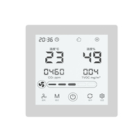 Contrôleur de vitesse de ventilateur d'air frais mural, unité de traitement de l'air, système de ventilation intelligent WIFI Modbus
