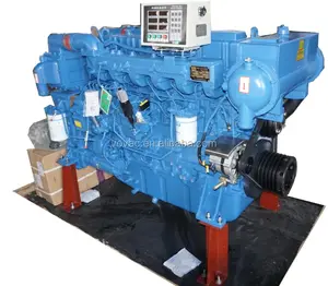 Fast Delivery 480hp 1800rpm 6 Cylinders Yuchai boat ship marine diesel engine YC6T480C