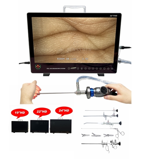 SY-PS050 Portable 1080p Electric Endoscopy Camera System Medical Imaging Equipment ENT Laparoscopy Hysteroscopy Urology 22-inch