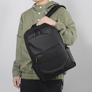 Custom Wholesale Unisex Fashion Casual Computer Laptop <b>Backpack</b> <b>Waterproof</b> Split Leather Student Schoolbag Zipper Hasp Closure - Product Image 5