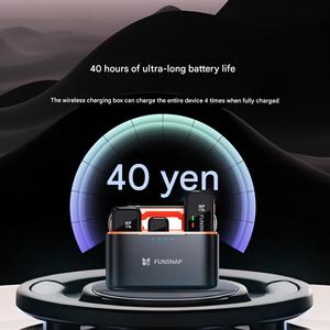 FUNSNAP S6 Micrófono de cuello de reducción de ruido inalámbrico inteligente para transmisión en vivo Vlog Entrevista y grabación de video - Product Image 2