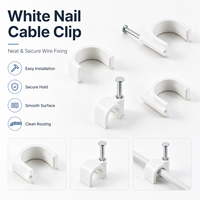 Clip flexible pour la gestion des câbles électriques, pince de support pour conduit à fixation rapide pour installation murale et sur panneau