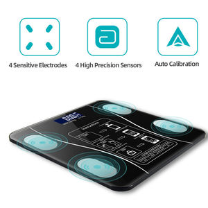 批发智能数字体脂秤电动玻璃浴室称重秤，带BMI分析和WiFi功能 - Product Image 3