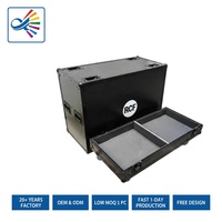 Flight case en aluminium sur mesure 2-en-1 OEM avec doublure EVA, conception étanche IP65 pour enceintes RCF