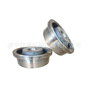 Rueda giratoria tipo V de acero forjado a medida, resistente al desgaste, para equipos de industria pesada - Product Image 4