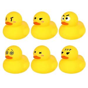 Vente chaude 2025, personnalisable avec logo et forme, mini canard en caoutchouc vinyle, vente en gros, jouet flottant pour le bain des enfants, cadeau promotionnel sonore - Product Image 6