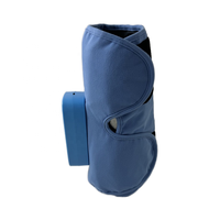 Masseur de mollets à compression d'air Shiatsu sans fil, masseur de jambes chauffant pour la relaxation musculaire, la circulation, la récupération et le soulagement des crampes, avec fonction de minuterie