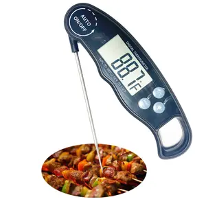 Termometer makanan Digital Bbq, pengukur suhu kue daging untuk memasak kawat Oven