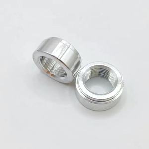 Benutzer definierte Aluminium-Halb kupplung Bung Based Steel Upper Ball Joint Sleeve Stufened Weld Bung Trachea Mutter 1/8 1/4 3/8 1/2 3/4 NPT - Product Image 1