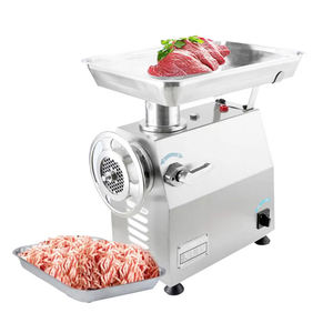 Hachoir à viande de qualité commerciale pour boucherie, hachoir à viande électrique avec 2 plaques de coupe et remplisseur de saucisses - Product Image 1