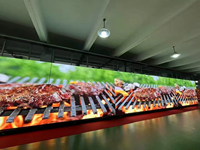 Écran LED couleur intérieur P3.91 500*500mm 500*1000mm 1920Hz à taux de rafraîchissement élevé, panneau mural vidéo LED publicitaire
