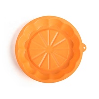 Fournisseurs de Kangwen Moule à gâteau en silicone pour fondant rond personnalisé en forme de fleur Moule à gâteau en silicone pour gâteaux