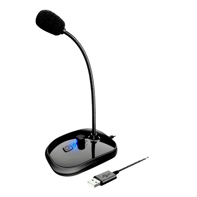Hot USB Desktop Conference Radio Mini Gooseneck Microphone with Good Steering Gooseneck Karaoke Microphone System for Meeting