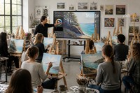 Laatste prijs 85 75 65 inch 4K UHD geavanceerd digitaal intelligent interactief display whiteboard IWB IFP smartboard voor klaslokalen