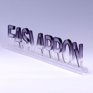 Enseigne de table autoportante personnalisée avec écran LED et <span class=keywords><strong>lettres</strong></span> en acrylique pour publicité de logo - Product Image 1