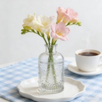 Vase en verre hydroponique moderne et simple, créatif, de luxe léger, pour salon, table à manger, décoration florale de mariage