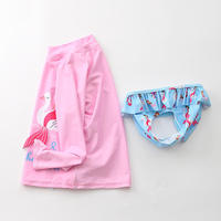 Maillot de bain à manches longues pour enfants adolescentes body à fleurs une pièce vêtements de bain pour bambins et bambins maillots de bain bikini pour filles de 1 à 14 ans