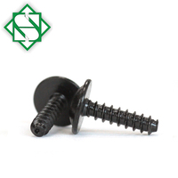 Vis à tarauder Hongsheng M3 à M8, oxyde noir avec finition cirée, fabrication chinoise, acier au carbone zingué, tête ronde Torx