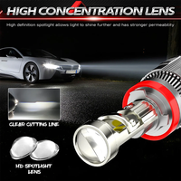 HYNBYZJ Fabricant Mini Lentille 110W Projecteur LED Phare Mini Lentille LED H7 16000LM 6000K Phare Projecteur LED H4