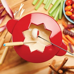 Ensemble de marmites à <span class=keywords><strong>fondue</strong></span> en fonte <span class=keywords><strong>pour</strong></span> <span class=keywords><strong>fromage</strong></span>, marmite à chocolat avec 6 fourchettes à <span class=keywords><strong>fondue</strong></span> et <span class=keywords><strong>suisse</strong></span>, parfait <span class=keywords><strong>pour</strong></span> 6 personnes - Product Image 3