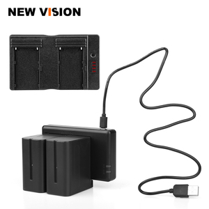 V Núi Pin Adapter Tấm Thiết Lập Cầu Chì + 2PCS NP-F970 Pin + Sạc Chuyển Đổi để V Loại Pin LED ánh sáng Phát Sóng - Product Image 1