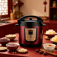 Autocuiseur Électrique Grande Capacité avec Cuve Intérieure Spacieuse pour Cuisson Rapide, Idéal pour la Maison, les Fêtes, les Petites Entreprises de Restauration et les Ventes en Gros