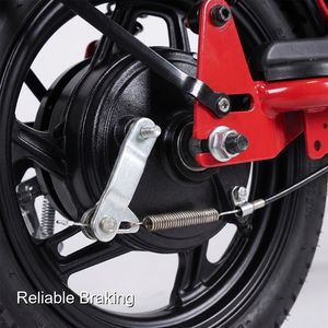 Vélo électrique pliable compact pour adulte, mini-trottinette électrique hybride <span class=keywords><strong>de</strong></span> 14 pouces avec mode d'assistance au pédalage et phare LED pour les trajets du dernier kilomètre - Product Image 4