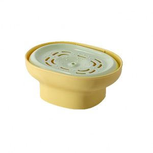Distributeur de savon à vaisselle moderne et minimaliste en polypropylène pour évier de cuisine avec tampon à récurer et distributeur de liquide vaisselle - Product Image 1