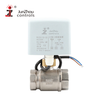 24VDC 220VAC Contrôle de débit électrique 1 pouce Micro vanne à boisseau sphérique motorisée DN15