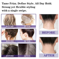 Cire coiffante en bâton 75g à tenue forte, réparatrice de mèches cassées, anti-frisottis pour cheveux de bébé, parfum agréable, marque privée