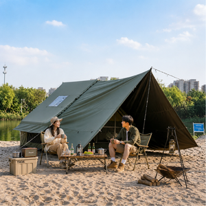 Perfect Quality One Bedroom Inflatable Camping <b>Tent</b> PVC Coated Windproof Rainproof Four-Season UV Resistant Quick Setup ODM - Product Image 5