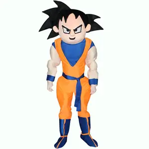 Preis Erwachsenen EVA Dragon Ball Goku Maskottchen Kostüm Japanische Anime Cartoon Charakter Kostüm für Cosplay