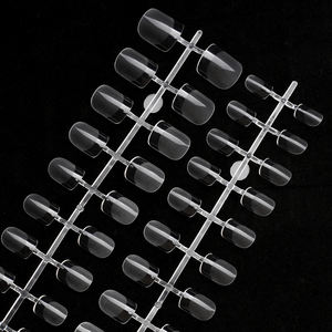 <span class=keywords><strong>Pas</strong></span> <span class=keywords><strong>cher</strong></span> 120 pièces/sac UV Gel ongles faux conseils <span class=keywords><strong>Capsule</strong></span> Extension clair presse sur faux ongles couverture complète Squoval semi givré ongles conseils - Product Image 2