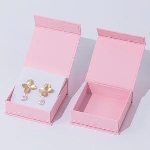 Biểu Tượng Tùy Chỉnh Đồ Trang Sức Màu Hồng Hộp Quà Tặng Từ Bông Tai Nhẫn Đồ Trang Sức Hộp Vòng Cổ Hộp Đồ Trang Sức Container - Product Image 5