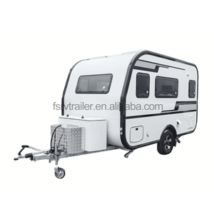 Caravane mobile compacte à prix abordable pour voyages et expéditions, avec salle de bain intégrée - Product Image 2