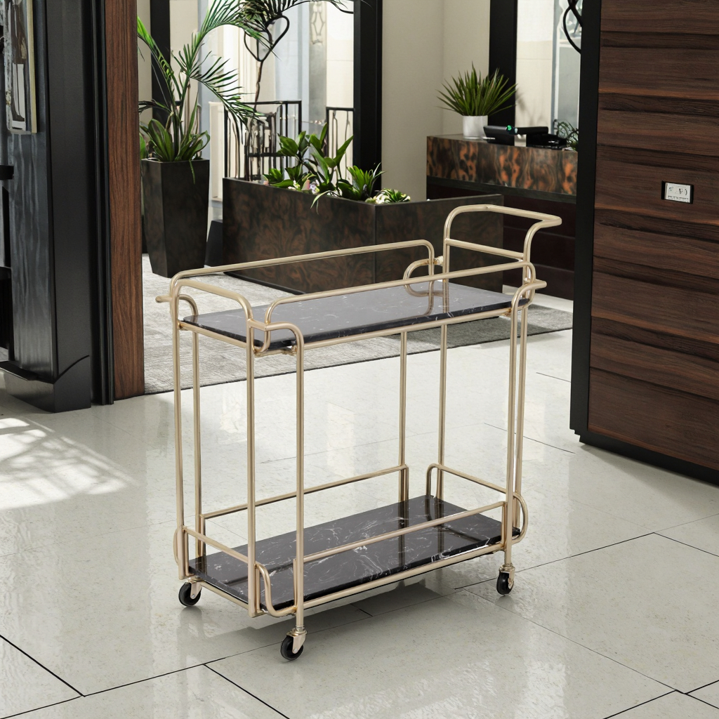 fancy food trolley cart