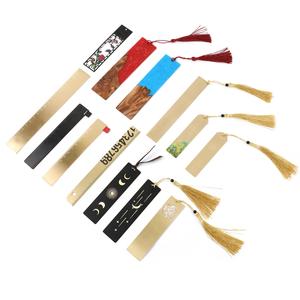 MAXERY Règle en laiton doré Règle droite pratique Outils de dessin Vintage Métal Cuivre Signet Échelle Gravée Règle - Product Image 6