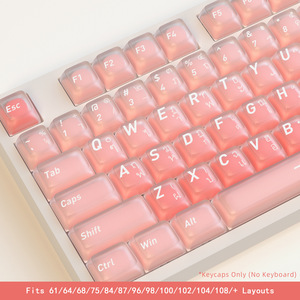 Teclas CSA Profile Thai Foundation, teclas de doble capa impresas en pantalla mate, PBT+PC para teclado mecánico Mx Switch - Product Image 1