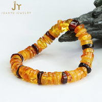 Schmuck Stein Flockige Bernstein Armbänder Naturstein Bernstein Perlen Armbänder Edelstein Edelsteine Armbänder