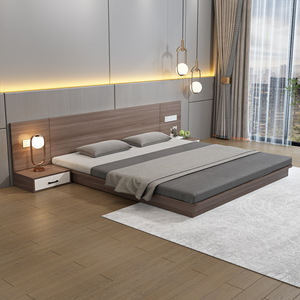 Современная деревянная рамка для кровати мягкая панель стиль отличное соотношение цены и качества мебель для спальни - Product Image 5