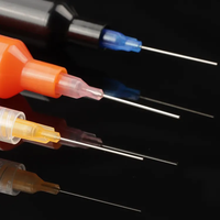 18G vert 1 pouce aiguille de distribution résine époxy liquide colle embouts aiguilles industrielles