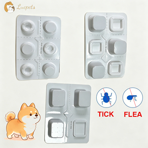 Comprimés à mâcher anti-puces et anti-tiques pour chiens, comprimés anti-puces et anti-tiques - Product Image 1