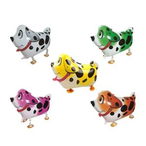 Globos de Animales Impresos en Lámina, Decoración para Fiestas de Cumpleaños, Unisex, Redondos, para Niños, Perro, Dinosaurio, Vaca, Animales de Granja - Product Image 4