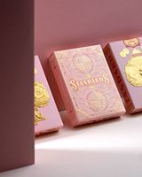 Cartes de poker en papier personnalisables de qualité supérieure, boîte avec couvercle et fond estampés à chaud, pour un cadeau haut de gamme adapté aux familles (logo