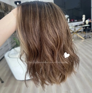 Perruque Bob en dentelle HD sans colle, qualité casher juive, avec ondulations à la clavicule, perruque en cheveux humains à nœud unique en silicone pour femmes - Product Image 2