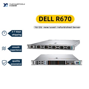 Б/у сервер Dell PowerEdge R670 1U для установки в стойку, процессор Xeon, 32 ГБ памяти DDR5, хранилище SSD/HDD, сервер для хранения файлов ERP и баз данных - Product Image 1